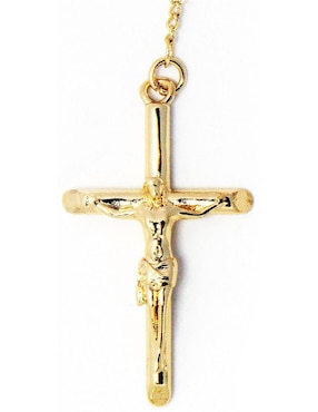 Collar de cruz Horoz 18 K
