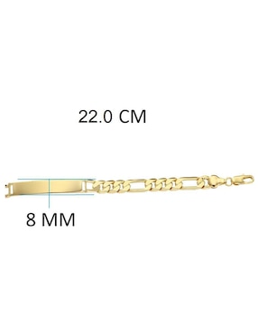 Pulsera Horoz 18 K con acabado chapa de oro