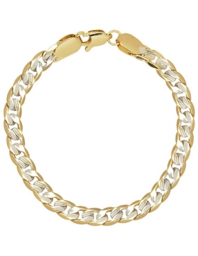 Pulsera Horoz 18 K Con Acabado Chapa De Oro