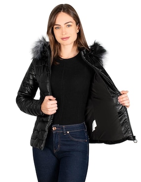 Chamarra acolchada Greenlander impermeable para mujer