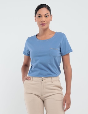 Playera Manga Corta LIEB Cuello Redondo Para Mujer