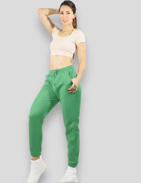 Pants regular Malabis con jareta para mujer