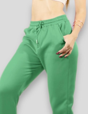 Pants regular Malabis con jareta para mujer