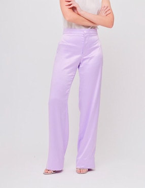 Pantalón Linea Pura Straight Para Mujer