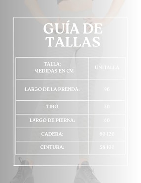 Legging Malabis cintura alta con elástico para mujer