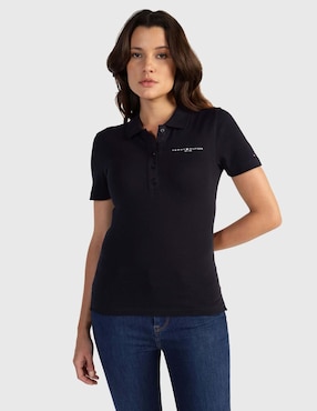 Playera Tipo Polo Tommy Hilfiger Para Mujer