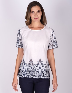 Blusa Delirium Manga Corta Para Mujer