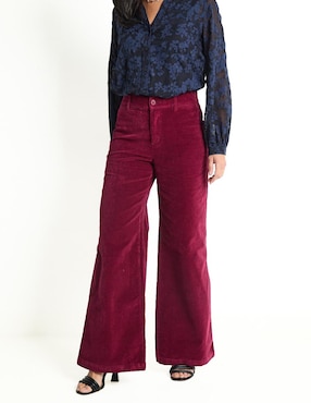 Pantalón Liz Claiborne Wide Leg Para Mujer