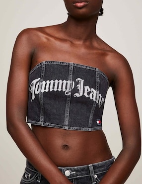 Top Tommy Jeans Escote Regular Sin Tirantes