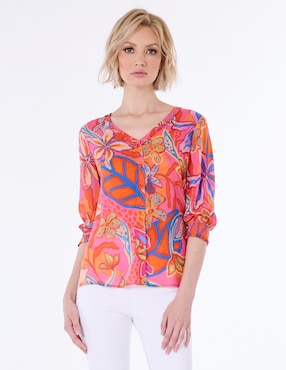 Blusa Foley's Manga 3/4 Para Mujer