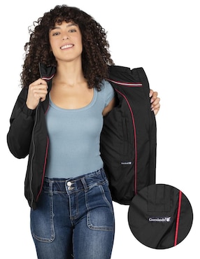 Chamarra bomber Greenlander impermeable para mujer