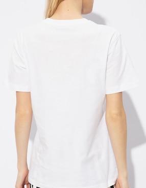 Playera manga corta FNC Collezioni Citta Milano cuello redondo para mujer