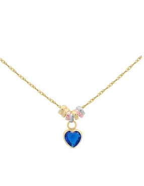 Collar De Corazón Horoz De Oro 10 K