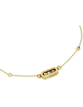 Pulsera Horoz de oro 14 K con acabado pulido
