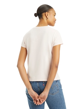 Playera manga corta Levi's cuello redondo para mujer