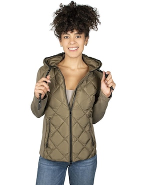 Chamarra Acolchada Greenlander Impermeable Para Mujer