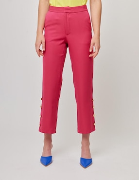 Pantalón Linea Pura Straight Para Mujer