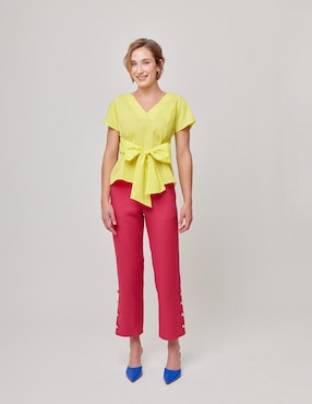 Pantalón Linea Pura straight para mujer