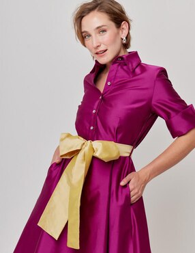 Vestido 3/4 formal Linea Pura para mujer