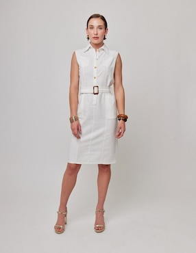 Vestido a la rodilla casual Linea Pura Mujer Actual para mujer