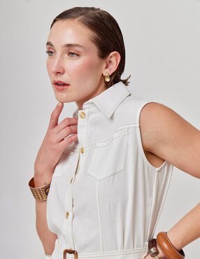 Vestido a la rodilla casual Linea Pura Mujer Actual para mujer
