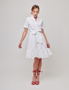 Vestido a la rodilla casual Linea Pura para mujer