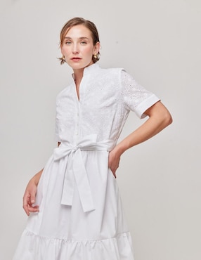 Vestido a la rodilla casual Linea Pura para mujer