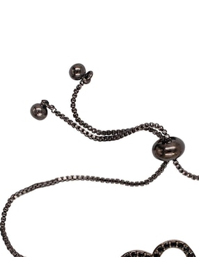 Pulsera Yoiko Amor con acabado baño rodio