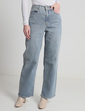 Jeans Wide Leg Old Navy Corte Media Cintura Para Mujer