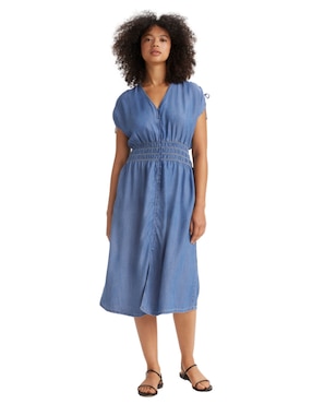 Vestido Midi Casual Levi's Para Mujer