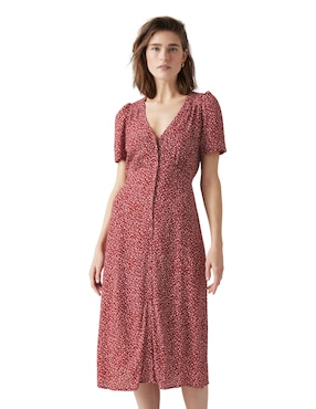 Vestido Midi Casual Levi's Para Mujer