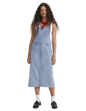 Vestido Midi Casual Levi's Para Mujer