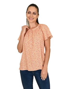 Blusa Ferrioni Manga Corta Para Mujer