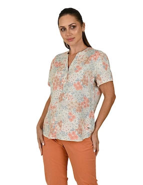 Blusa Ferrioni Manga Corta Para Mujer