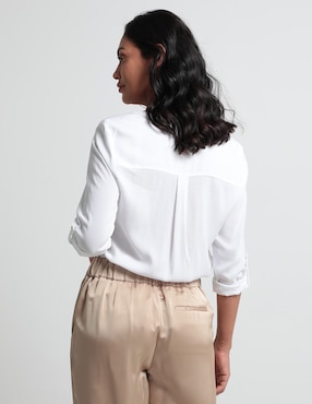 Blusa Ferrioni manga larga para mujer