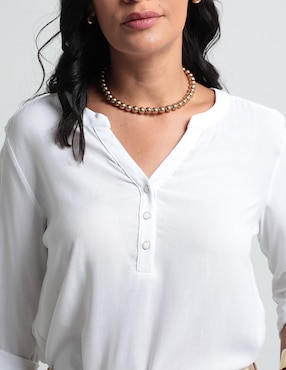 Blusa Ferrioni manga larga para mujer