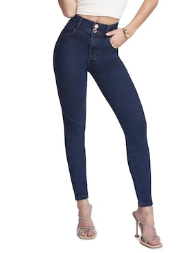 Jeans Ultra Skinny Seven Jeans 0118stob Corte Cintura Alta Para Mujer