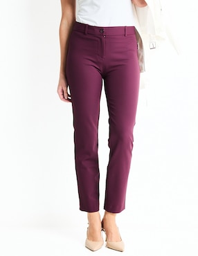 Pantalón Liz Claiborne Slim Para Mujer