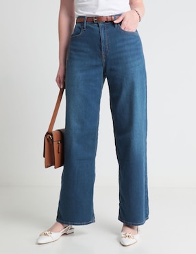 Jeans Wide Leg Old Navy Corte Cintura Para Mujer