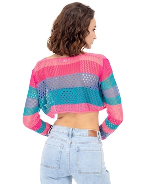 Suéter Forever 21 cuello redondo para mujer