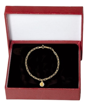 Pulsera Horoz de oro 10 K con acabado pulido