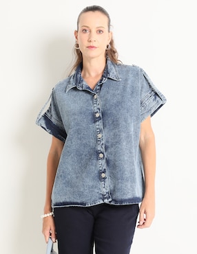 Blusa Camisera LIEB Manga Corta Para Mujer