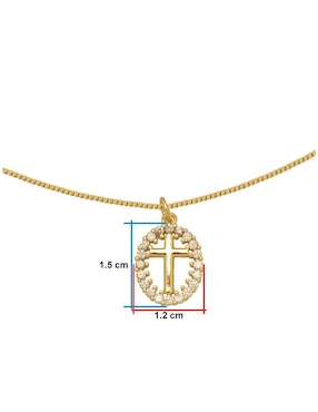 Collar de cruz Horoz