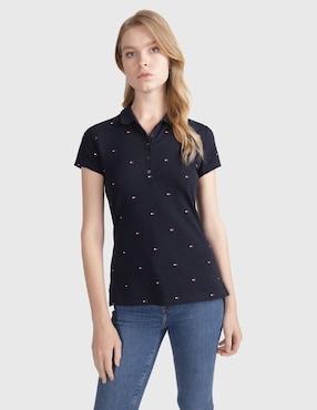 Playera Tipo Polo Tommy Hilfiger Para Mujer