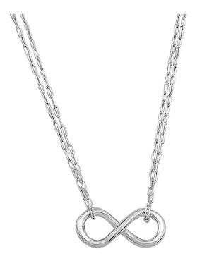 Collar de infinito Horoz de plata P 925