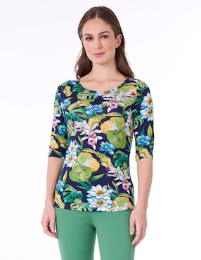 Blusa Foley's Manga 3/4 Para Mujer