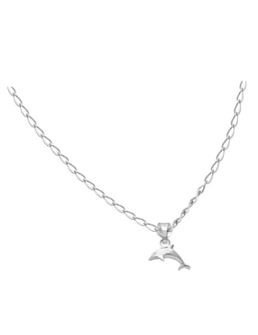 Collar de delfín Horoz de plata P 925