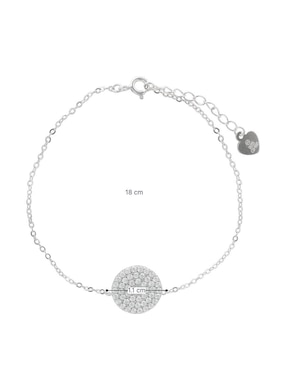 Pulsera Horoz de plata P 925 con acabado pulido