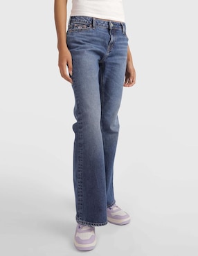 Jeans Flare Tommy Jeans Corte Cintura Para Mujer