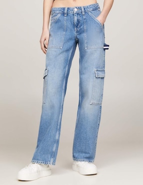 Jeans Skinny Tommy Jeans Corte Cadera Para Mujer